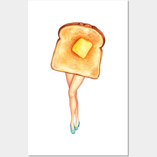 Toast Pin-Up Posters and Art